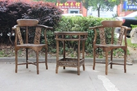 Đặc biệt cung cấp gỗ gụ nội thất cánh gà người yêu bằng gỗ tựa lưng ghế ba mảnh giải trí bàn trà nhỏ và ghế kết hợp - Bàn ghế ngoài trời / sân bàn gỗ ngoài trời
