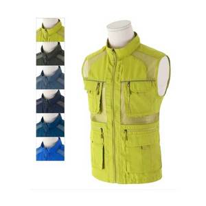 Đặc biệt cung cấp Hàn Quốc mua vest thoáng khí màu rắn vest giản dị thể thao net chất liệu thoáng khí vest nam