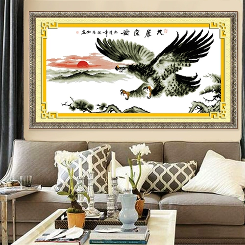 Печать Da Shi Hongtu Cross Stroke New Living Room