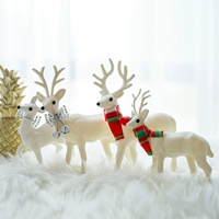 Рождественское белое скандинавское настольное украшение, макет