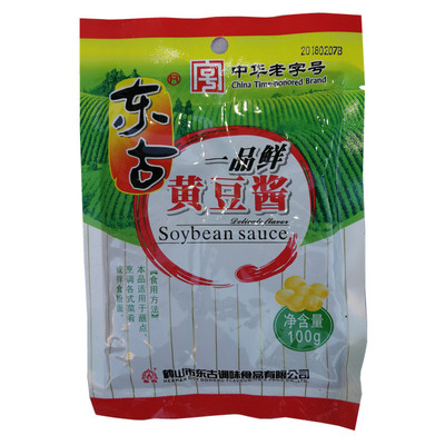 东古一品鲜黄豆酱100g袋装沾蘸食好味道