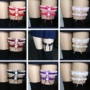 Loli vui vẻ sm ren bên cung vớ vòng đùi đùi nữ Nhật Bản hầu gái chân vòng vớ garter set quần vớ ren dài