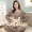 Mùa thu và mùa đông dày lông cừu san hô cặp đôi đồ ngủ phụ nữ béo MM flannel cộng với phân bón XL nam 200 kg bộ