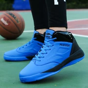 Mùa thu giá rẻ giày bóng rổ nam mặc cao mặc giảm xóc học sinh tiểu học và trung học chạy giày cao eo thể thao giày bóng rổ