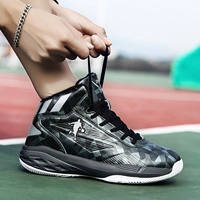 Giày bóng rổ nam 2018 xuân mới cao giúp học sinh thi đấu giày thể thao chống sốc mang giày nam giày sneaker nam chính hãng