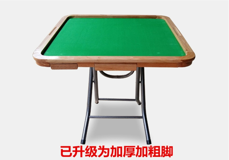 Miễn phí vận chuyển phong cách Trung Hoa đơn giản bằng gỗ nguyên khối gấp bàn mạt chược tại nhà bàn mạt chược cán tay cờ vua và bàn đánh bài bàn ăn giải trí đa năng 