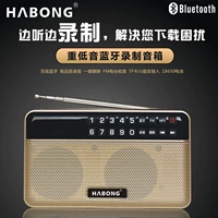 Icebreaker card radio mini mini stereo với ghi âm Bluetooth Máy nghe nhạc mp3 Walkman - Máy nghe nhạc mp3 