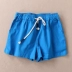 Chất lượng khen ngợi phiên bản của các loại mùa hè đàn hồi eo nghệ thuật quần short hoang dã mỏng quần chân rộng WB3239-3236 quần short jean nữ cạp cao Quần short