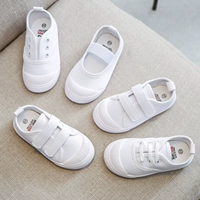 Детская тканевая белая обувь в помещении для мальчиков для раннего возраста, мягкая подошва, коллекция 2021