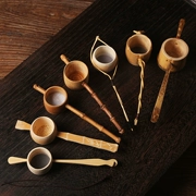 Cầu trà bọc tay trà Nhật Bản bộ trà tre bị rò rỉ Mạnh Zongzhu lọc trà phụ kiện trà đạo