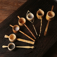 Cầu trà bọc tay trà Nhật Bản bộ trà tre bị rò rỉ Mạnh Zongzhu lọc trà phụ kiện trà đạo bình pha trà giữ nhiệt lock&lock