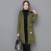 2018 mới chống mùa giải phóng mặt bằng đặc biệt sinh viên phần dài nữ xuống áo khoác bông độn bông giảm giá Hàn Quốc mùa đông Bông