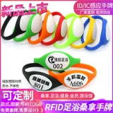 Sauna Hand RFID Индукция силиконового запястья идентификатор Electronic Lock Hand -Brande FITINGED Mederate Gudrobe Electronic Lock IC Card M1