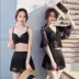 Hàn Quốc áo tắm nữ chia bikini gợi cảm ba mảnh ngực nhỏ tập hợp váy boxer phong cách áo tắm spa - Bikinis ao tắm Bikinis