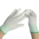 găng tay bảo hộ hàn Ngón tay phủ PU găng tay chống tĩnh điện phủ nylon không bụi bảo hiểm lao động có keo làm việc chống trượt thoáng khí chống mài mòn làm việc khô găng tay sợi