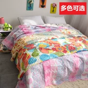 炕 pad mùa xuân và mùa thu bông chần bông đôi quilting điều hòa không khí đã được rửa sạch bởi mùa hè quilt mỏng giường bìa mảnh duy nhất