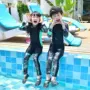 Áo chống nắng cho trẻ em Hàn Quốc áo tắm dài tay chia nhỏ cô gái lớn trai sứa quần áo chống nắng lặn ống thở - Bộ đồ bơi của Kid do boi cho be