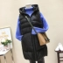 Phiên bản Hàn Quốc của học sinh áo trùm đầu bằng cotton nữ dài 2018 mới thu đông và áo khoác không tay rộng Áo vest