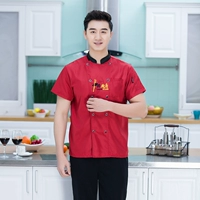 Красный топ с короткими рукавами