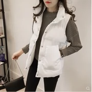 Phiên bản Hàn Quốc của cơ thể nữ XL áo vest nữ mùa đông chất béo mm200 kg lỏng ngắn