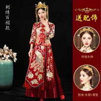 Стиль плиссированного красного павлина [головной убор линглонга]