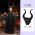 tranh halloween đơn giản Halloween Trẻ Em Trang Phục Cosplay Maleficent Phù Thủy Mẫu Giáo Trình Diễn Trang Phục Cô Gái Phù Thủy Đầm tranh halloween Trang phục haloween