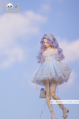 taobao agent Tramus {cotton fudge*light blue*} bjd baby jacket 1/3 points of the dress for a limited time scheduled SDGR cute lolita