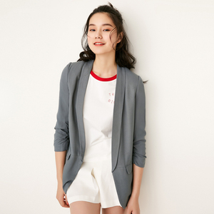 CHỈ mới shirring mỏng trong phần dài của bộ đồ nữ 117208509