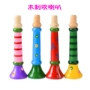 Tiếng kèn gỗ của trẻ em Gỗ rắn chơi nhạc cụ 1-2-3 tuổi Âm nhạc huýt sáo trí tuệ giáo dục sớm thiết bị mầm non