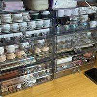 Набор маникюрных инструментов для маникюра, коробка для хранения, аксессуар, японский акриловый прозрачный лак для ногтей