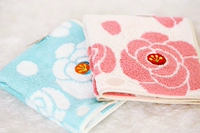 Японский носовой платок, полотенце, хлопковые влажные салфетки для умывания, с вышивкой