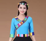 Новый тибетский танцевальный сервер Top Squad Dance Clothing Mid -Slee