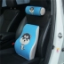 Đệm hỗ trợ thắt lưng ô tô mút hoạt hình hoạt hình bằng vải cotton và vải lanh hỗ trợ thắt lưng lưng lớn đệm thắt lưng gối cổ gối cung cấp tựa đầu xe hơi phụ kiện trang trí xe ô tô phu tung oto gia re Phụ kiện xe ô tô