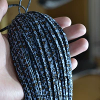 0083-голубая леопардовая печать 5 метров