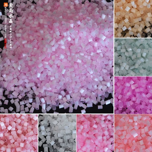 Бусины ручной работы, браслет из бисера, китайская шпилька с кисточками, ханьфу, аксессуар, 20 грамм, 2×3мм, кошачий глаз