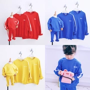 Phiên bản Hàn Quốc 2018 của gia đình mùa thu gồm ba phụ huynh-trẻ em phù hợp với đồng phục mẫu giáo quần áo thể thao quần áo 2203