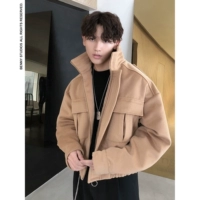 Зимняя трендовая цветная модная брендовая мужская куртка, в корейском стиле, свободный крой