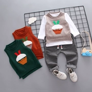 Quần áo trẻ em cho bé mùa thu 2018 mới 0 một 1-3-4 tuổi Phiên bản Hàn Quốc của mùa quần áo ba lỗ