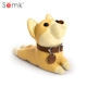 Желтая собака Акита подходит для дверных суставов от 1 до 2,5 см