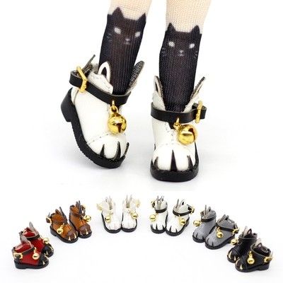 taobao agent 13 years old shop six colors OB11 doll shoes GSC cat claw short boots molly ymy p9 12 points BJD short boots magnet