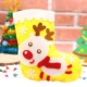 Арбуз красный рождественский носки Elk Yellow