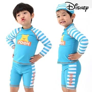 Mới Hàn Quốc nhập khẩu trẻ em chính hãng trẻ em dễ thương hoạt hình đồ bơi UV - Bộ đồ bơi hai mảnh