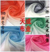 30D ngày màu chuyển tiếp voan lụa voan dốc voan vải của quần áo trang phục vải áo váy Trung Quốc - Vải vải tự làm