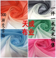 30D ngày màu chuyển tiếp voan lụa voan dốc voan vải của quần áo trang phục vải áo váy Trung Quốc - Vải vải tự làm vải linen may quần