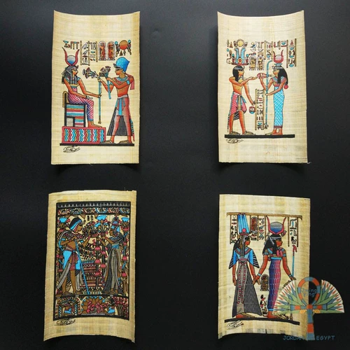 Египетские импортные туристические сувениры окрашенные бумажные живопись ручной декора