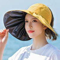 Шапка, складной солнцезащитный крем на солнечной энергии, уличная пляжная солнцезащитная шляпа, подходит для подростков, в корейском стиле, УФ-защита, защита от солнца