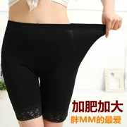 Mùa hè phần mỏng xà cạp fat man mm cộng với phân bón XL ren năm điểm quần an toàn chống-ánh sáng phụ nữ quần short 5 điểm