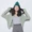 Mùa xuân và mùa thu Mới Hàn Quốc dài tay nữ Vòng cổ lỏng lẻo Áo len dệt kim Áo khoác màu đơn giản Áo len mỏng khoác cardigan