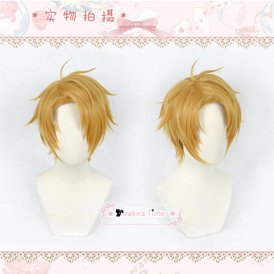 taobao agent [Kira Time] cosplay wigs idol fantasy festival Wooden earrings cos fake anime