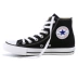 Converse All Star Giày vải cổ điển Đàn ông và phụ nữ Cao giúp đôi giày Tất cả đen cao 1Z588 giày thể thao đế cao Plimsolls